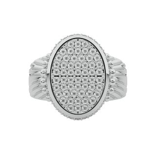 Wesley Round Diamond Ring For Men